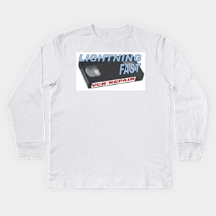 Lightning Fast VCR Repair Kids Long Sleeve T-Shirt